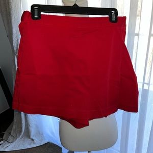 Red Skort, Size 8